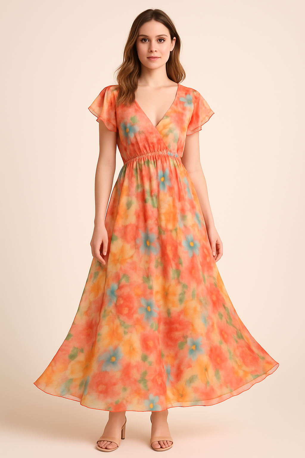 Women's Flowy Summer Maxi Dress