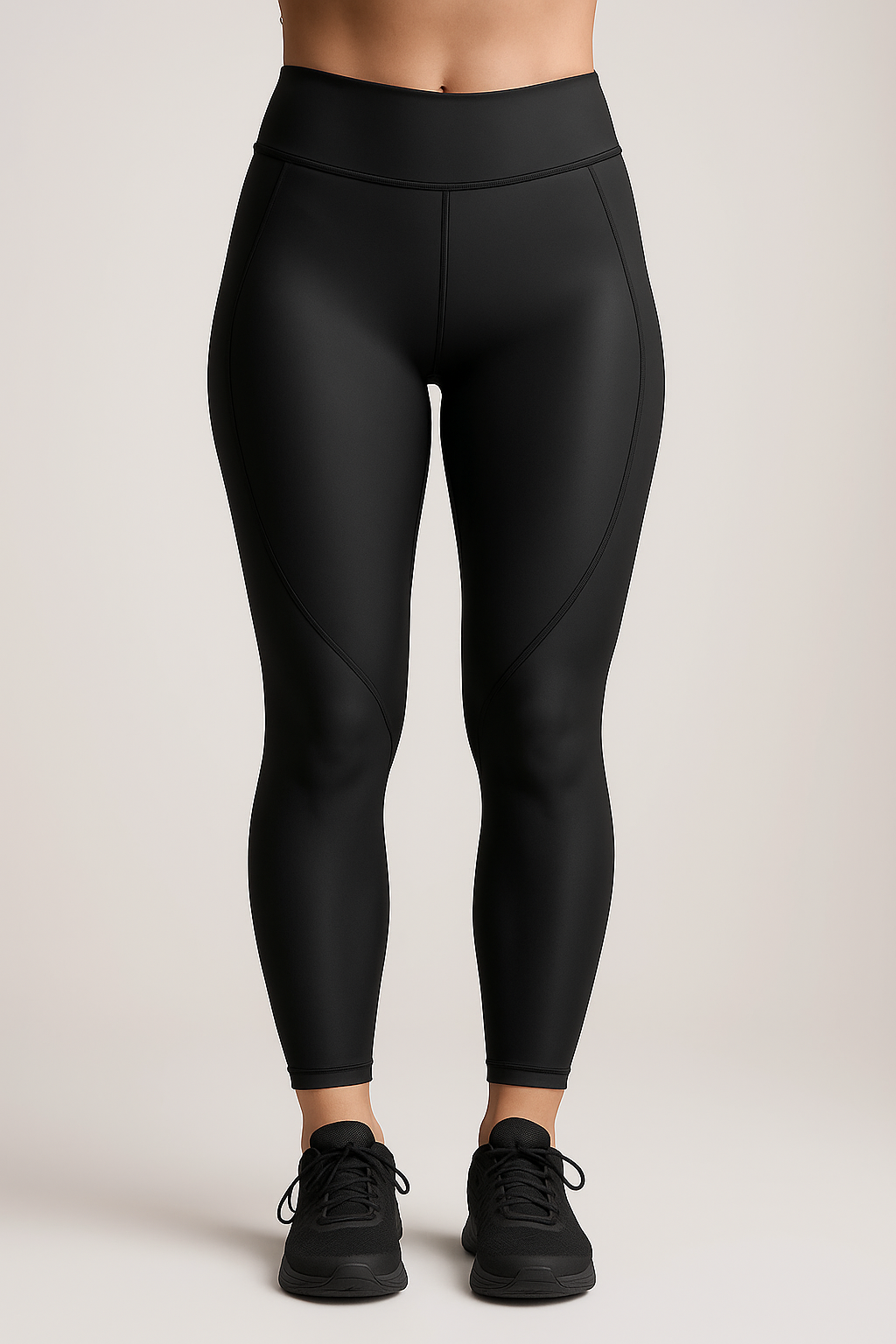 Women's Black Athletic Leggings