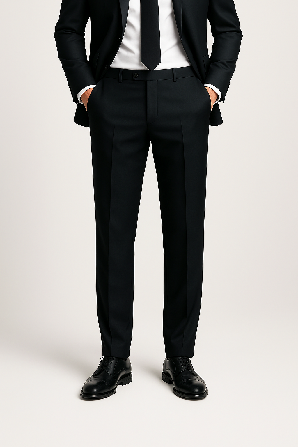 Men's Flat Front Dress Pants