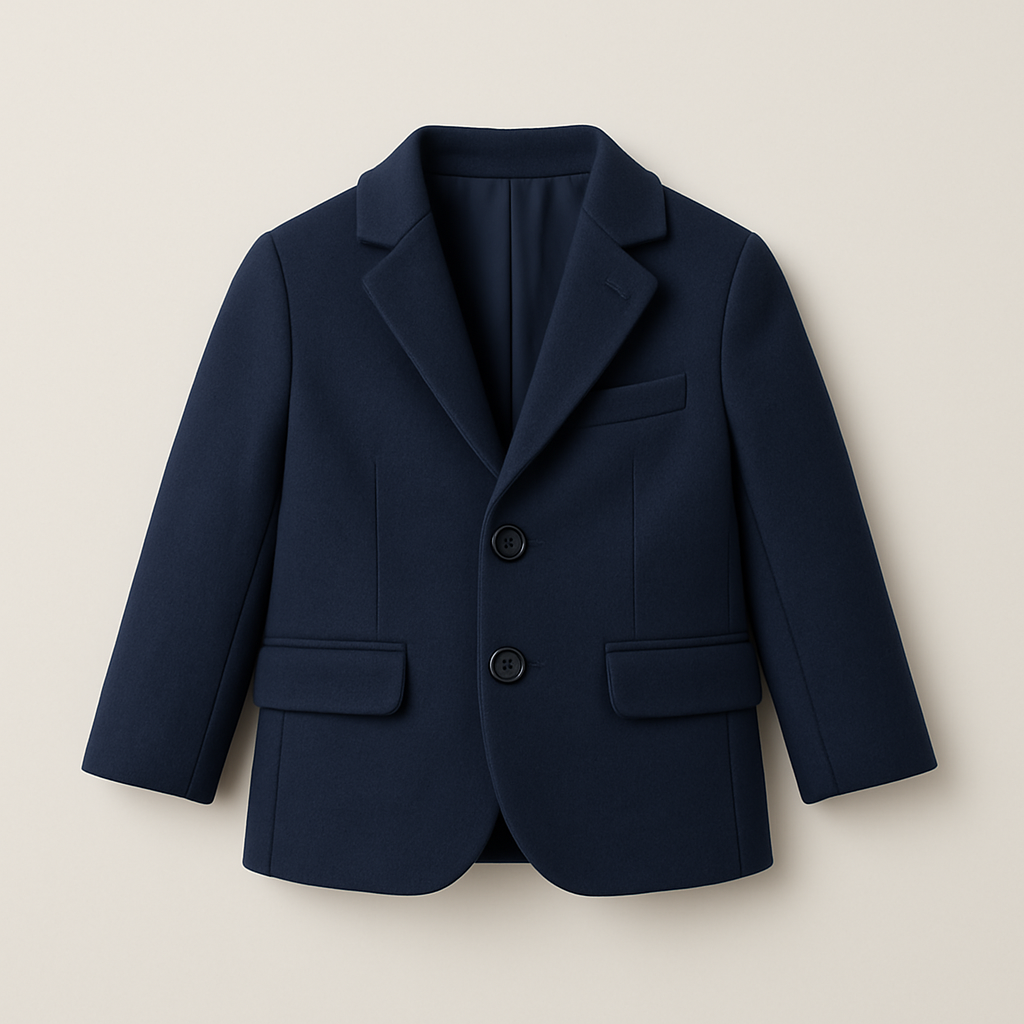 Kids Navy Blue Formal Blazer