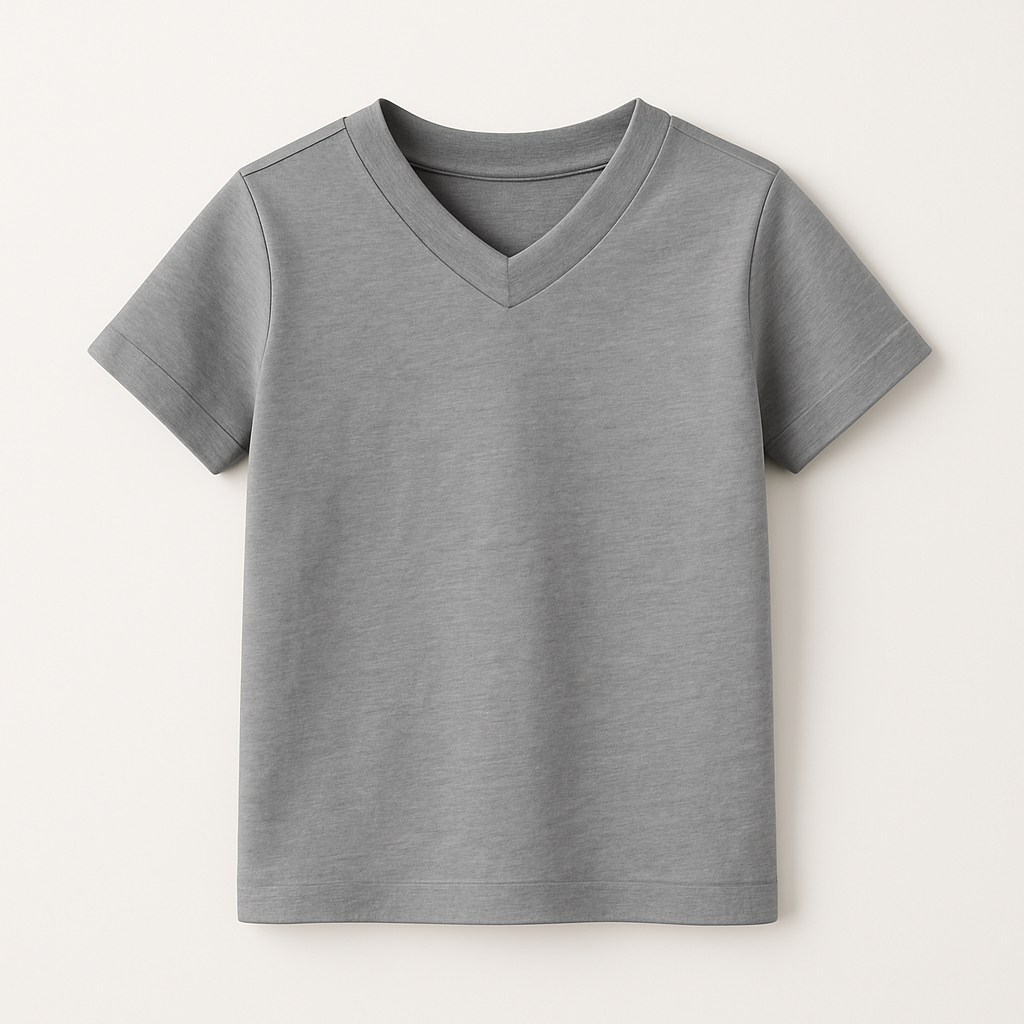 V-Neck Solid Color