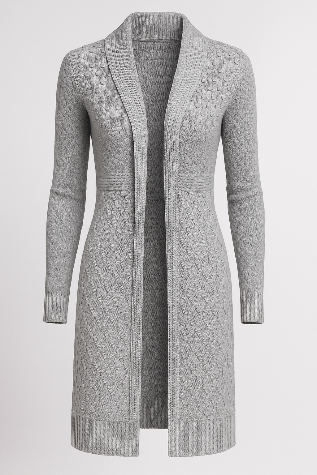 Textured Slimline Cardigan