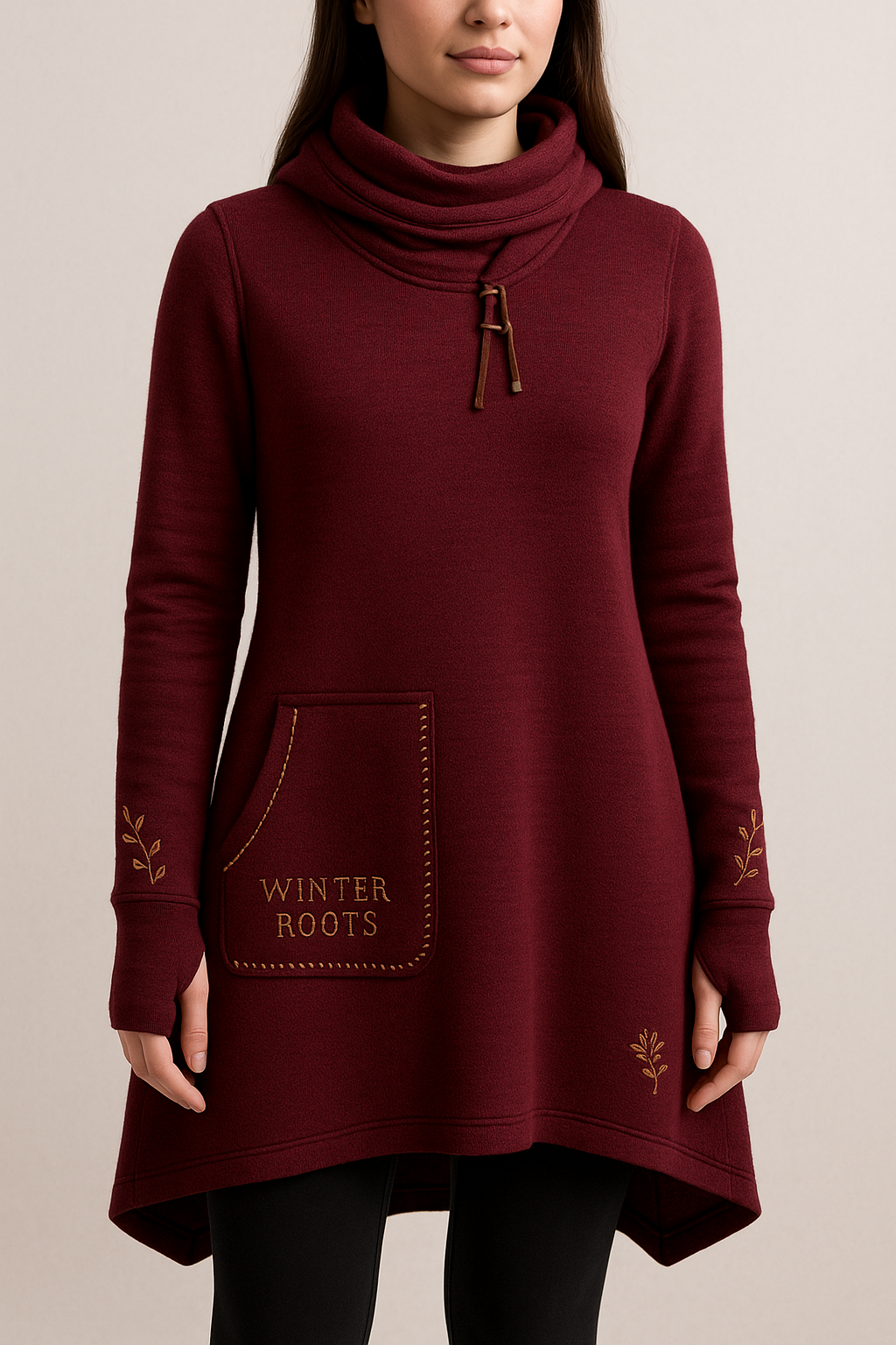 Wineberry Winter Tunic with Luxe Layers