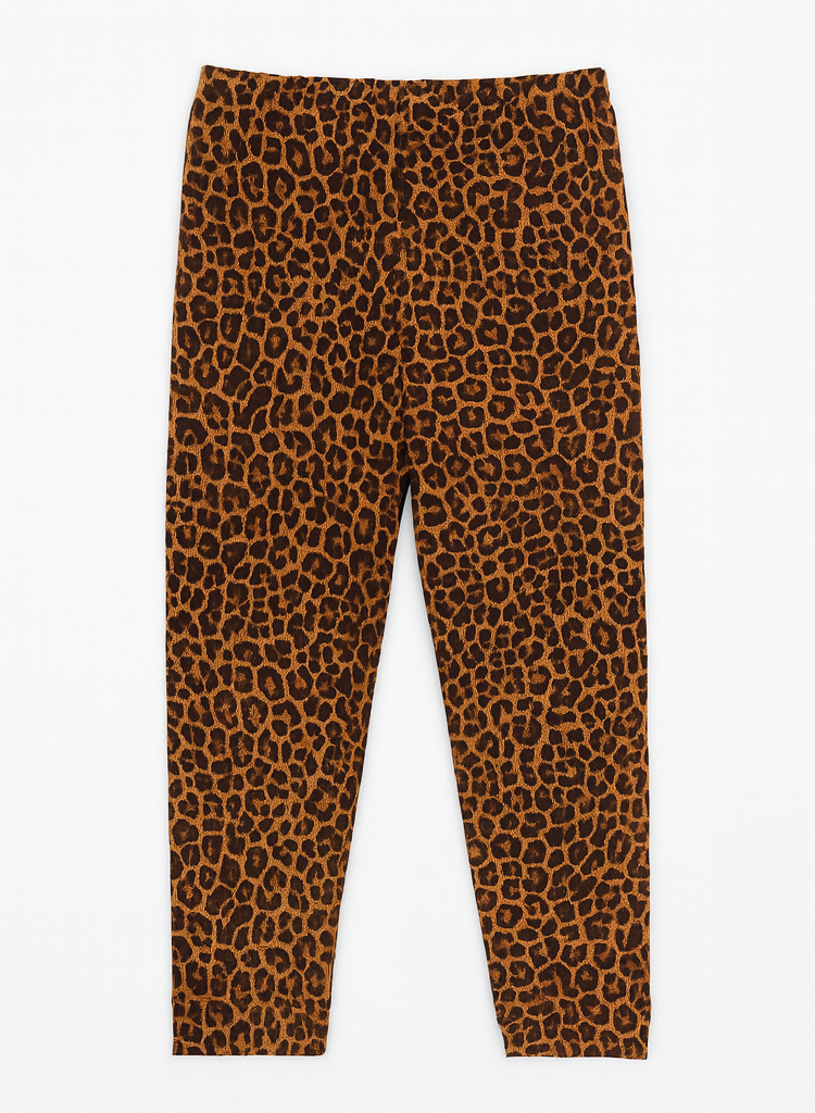 Leopard Print Kids' Pajama Pant – Soft Stretch Cotton Sleepwear
