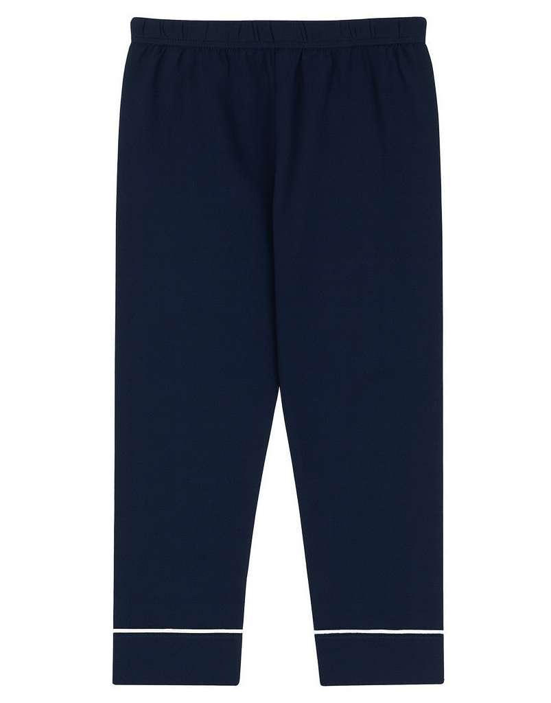 Classic Navy Blue Kids' Pajama Pant – Soft Cotton Sleepwear