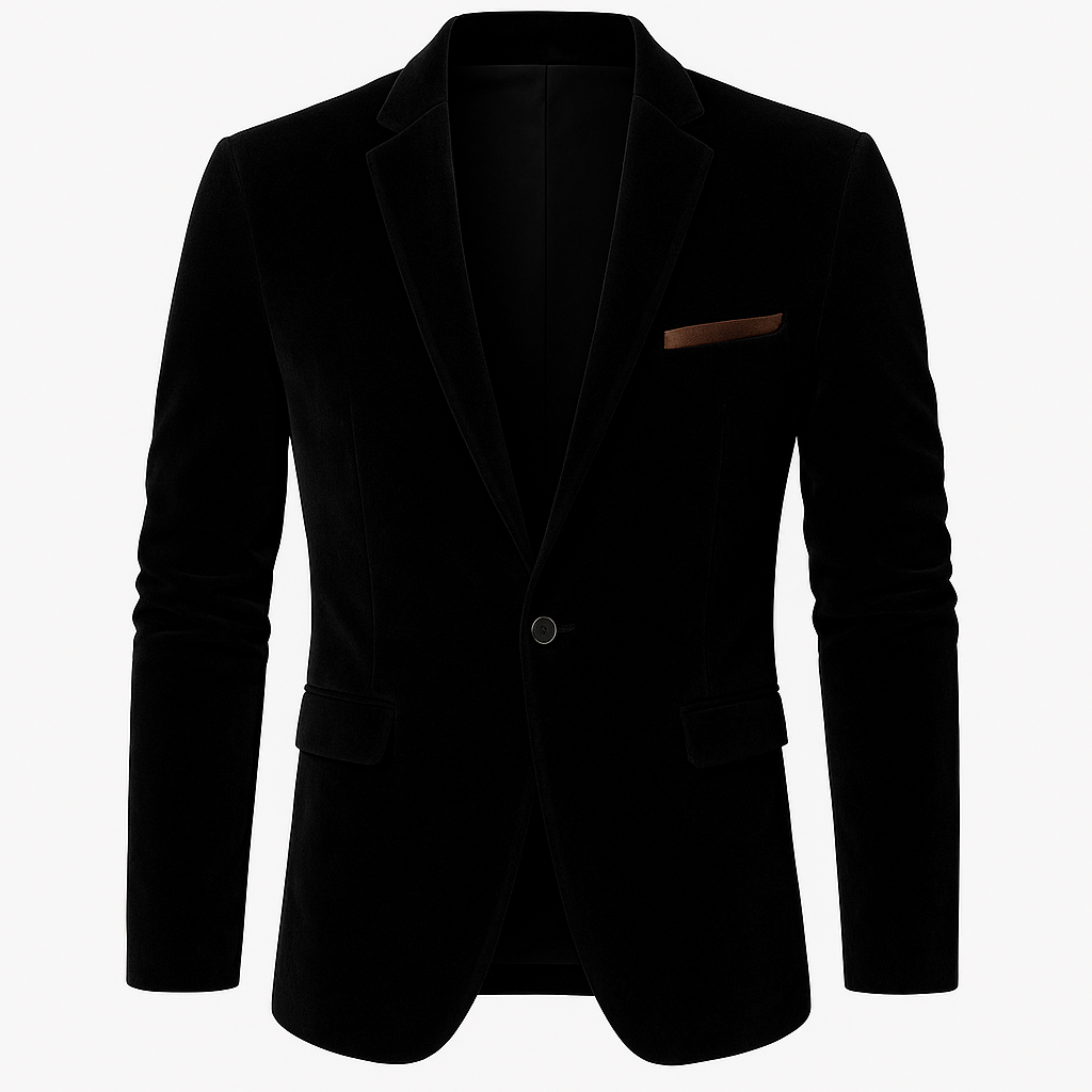 Black Velvet Smart Fit Blazer