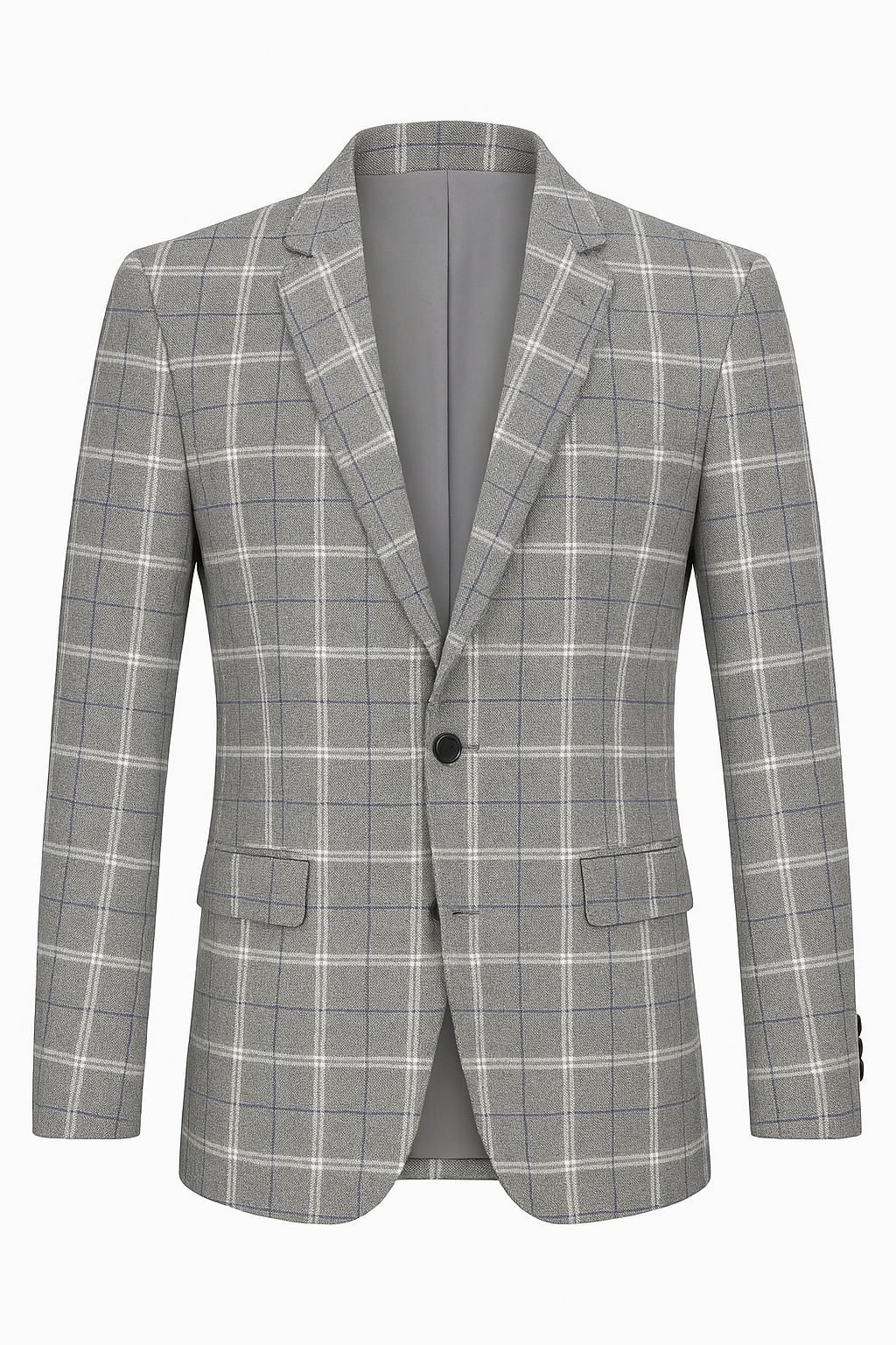 Grey Royal Check Blazer