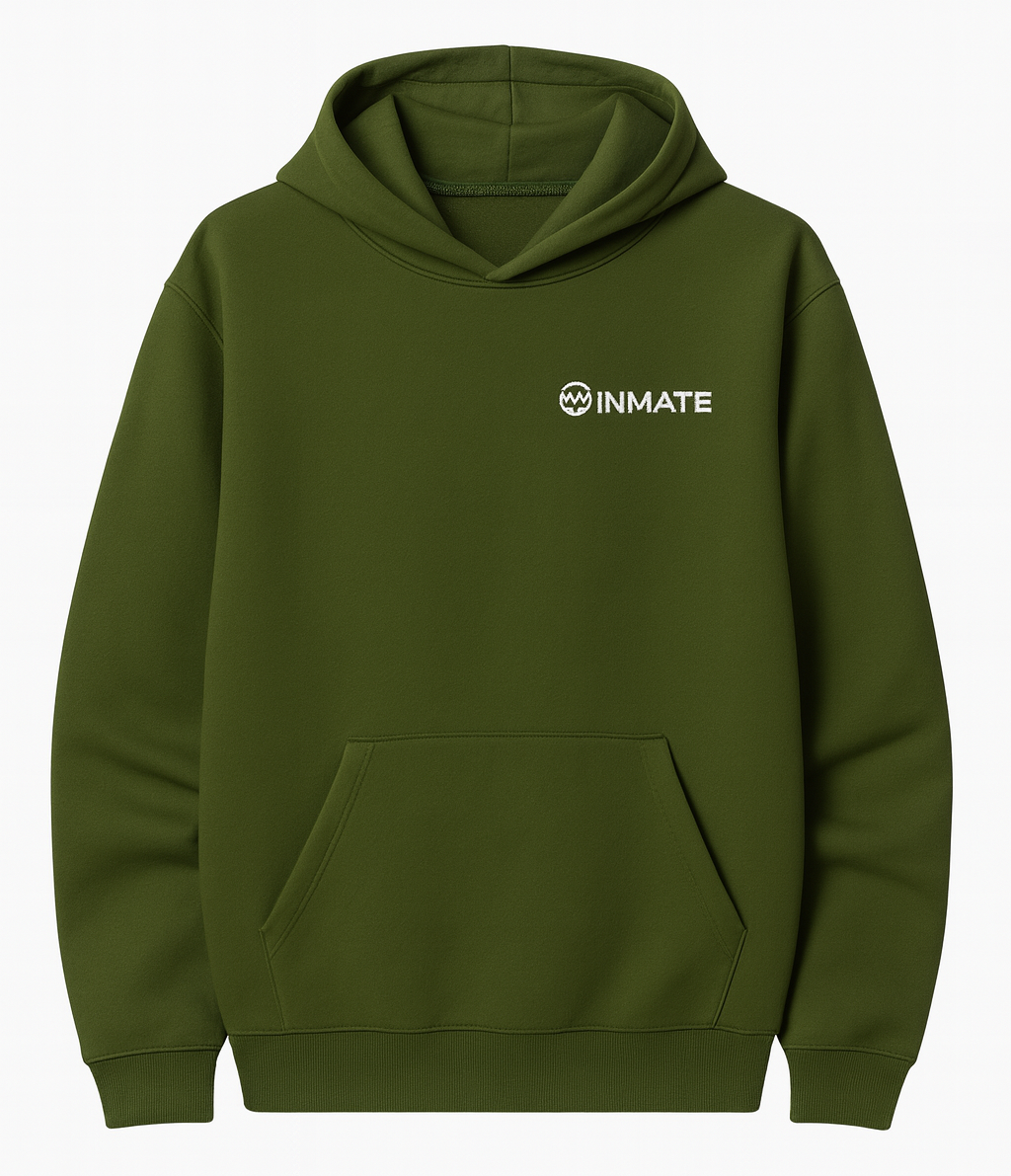 Olive Green Classic Fit Hoodie