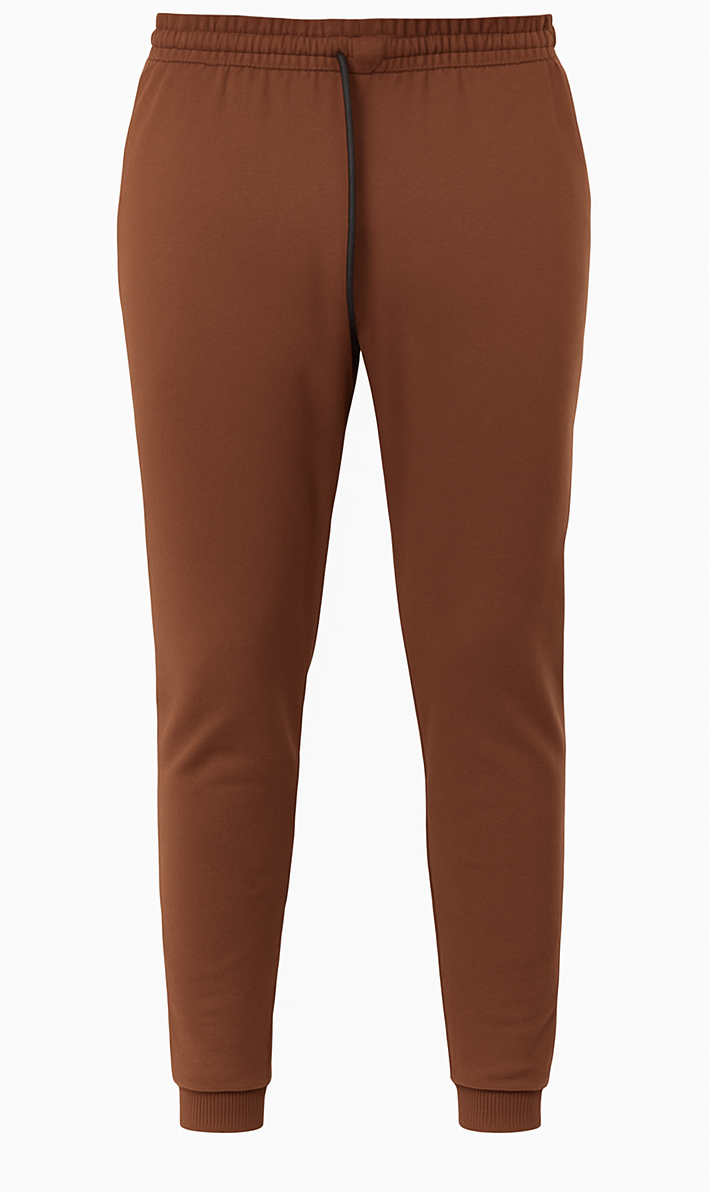 Brown Slim Fit Joggers