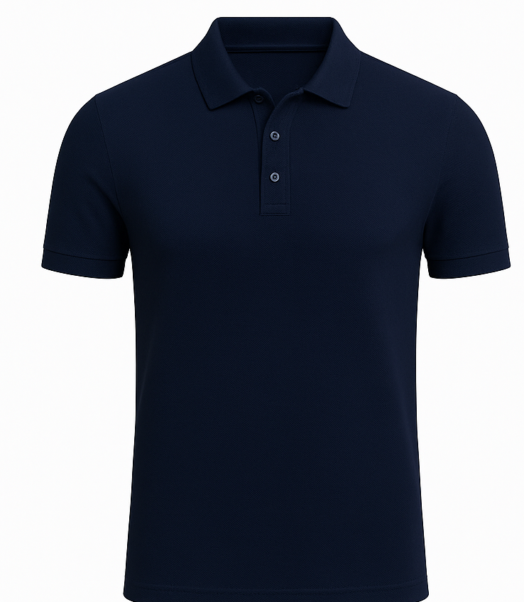 Navy Blue Slim Fit Polo Shirt
