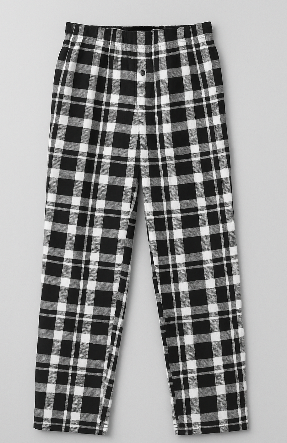 Black & White Plaid Cotton Pajama