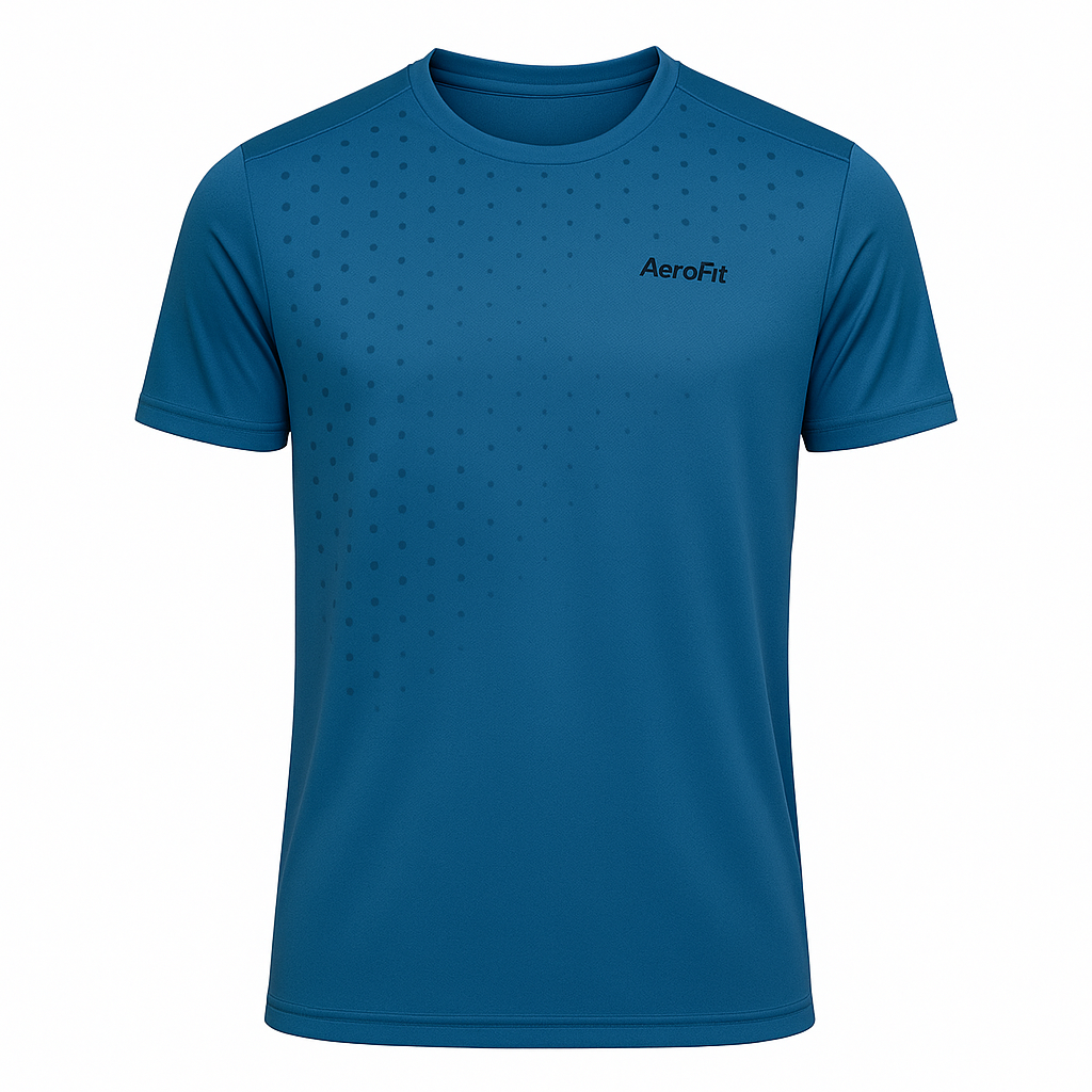 Blue AeroFit Sports Tee