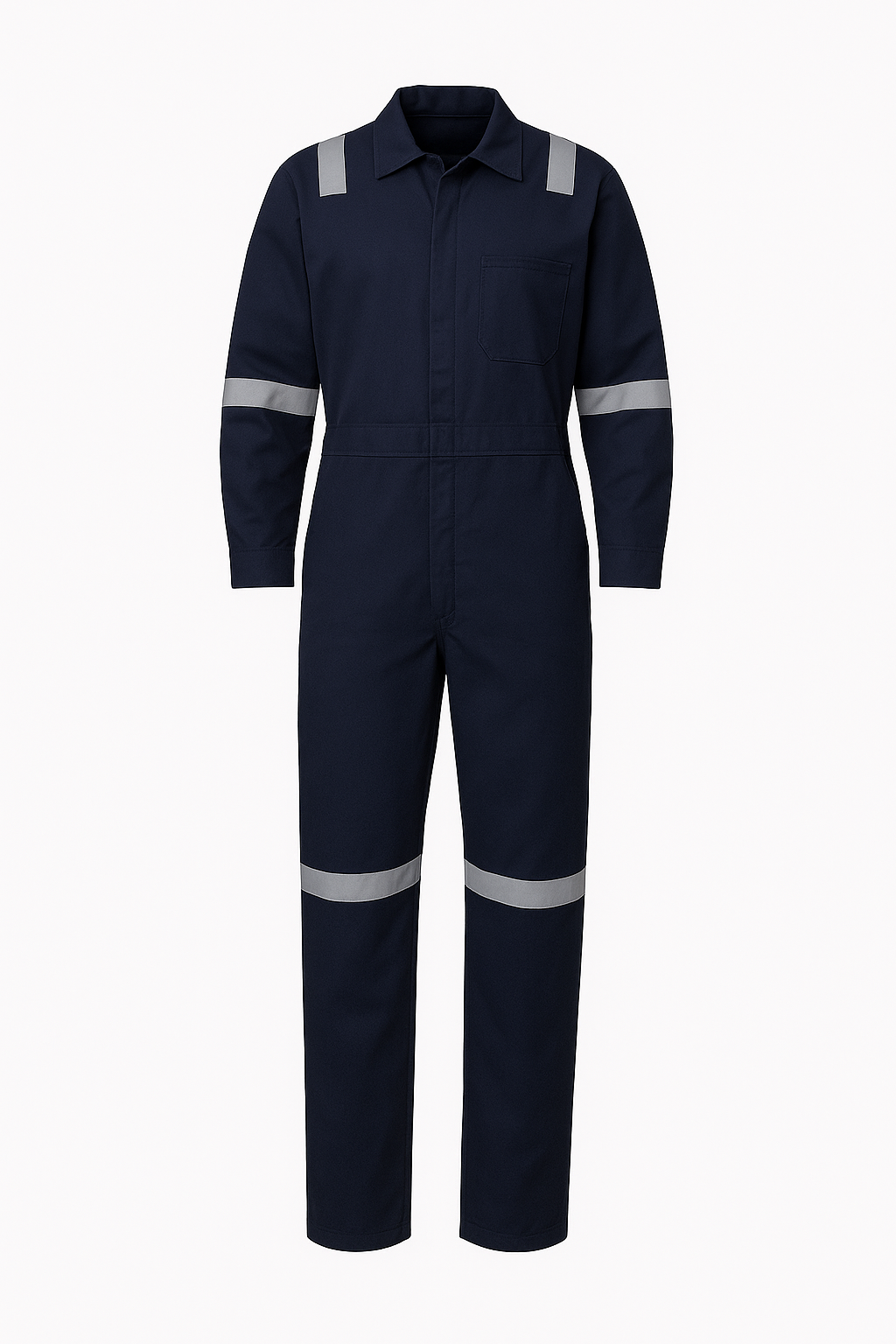 Reflective Coverall Work Suit – Navy