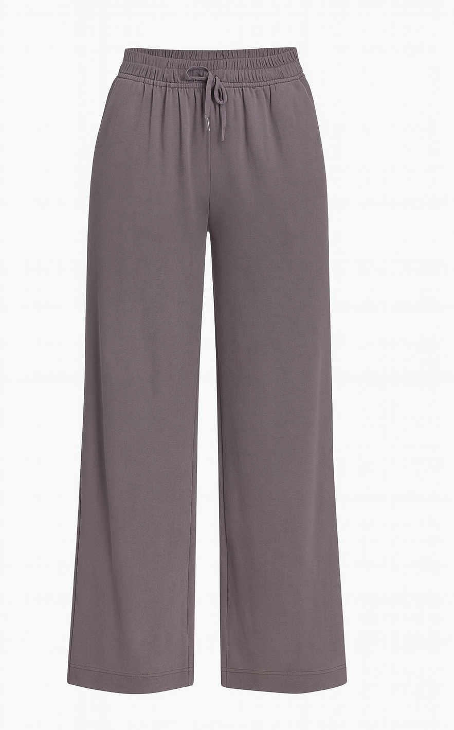 Charcoal Wide-Leg Comfy Pants