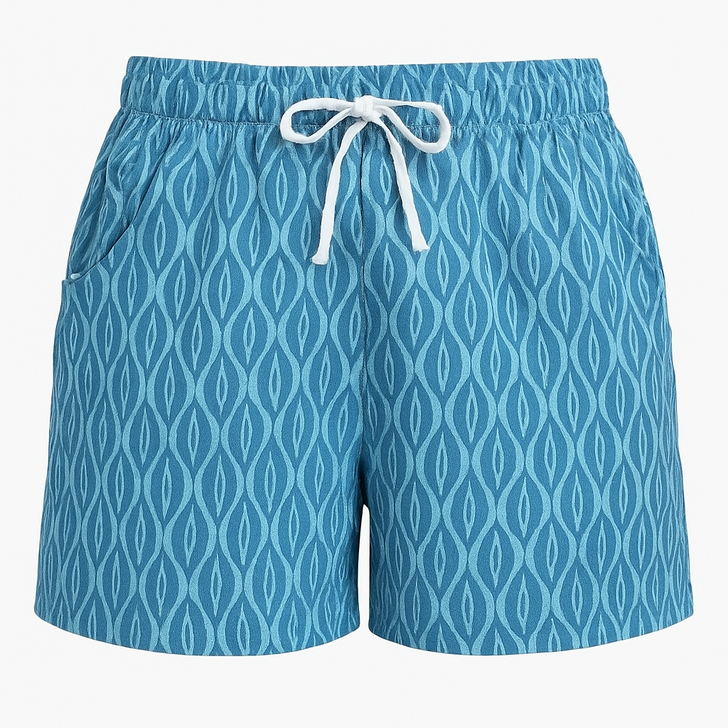 Aqua Breeze Printed Shorts