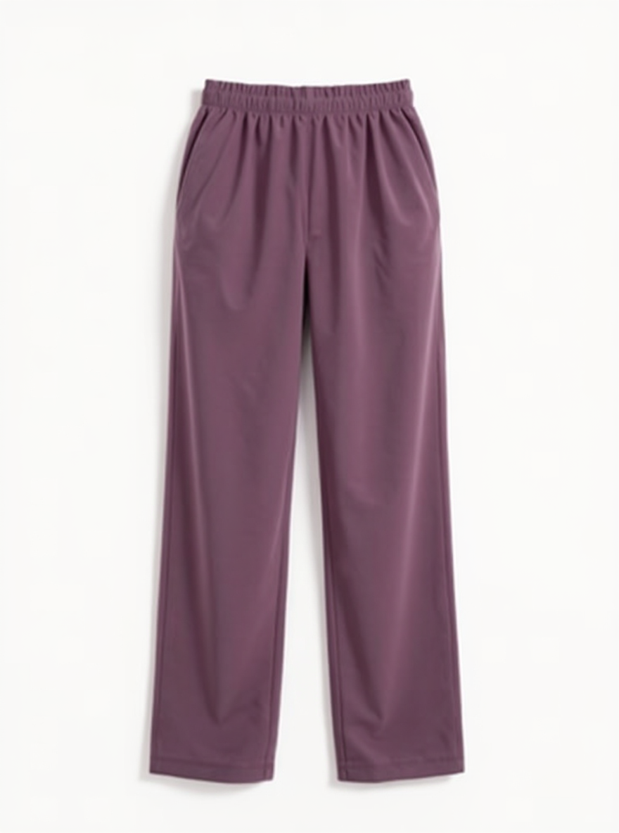 Purple Wide Leg Joggers