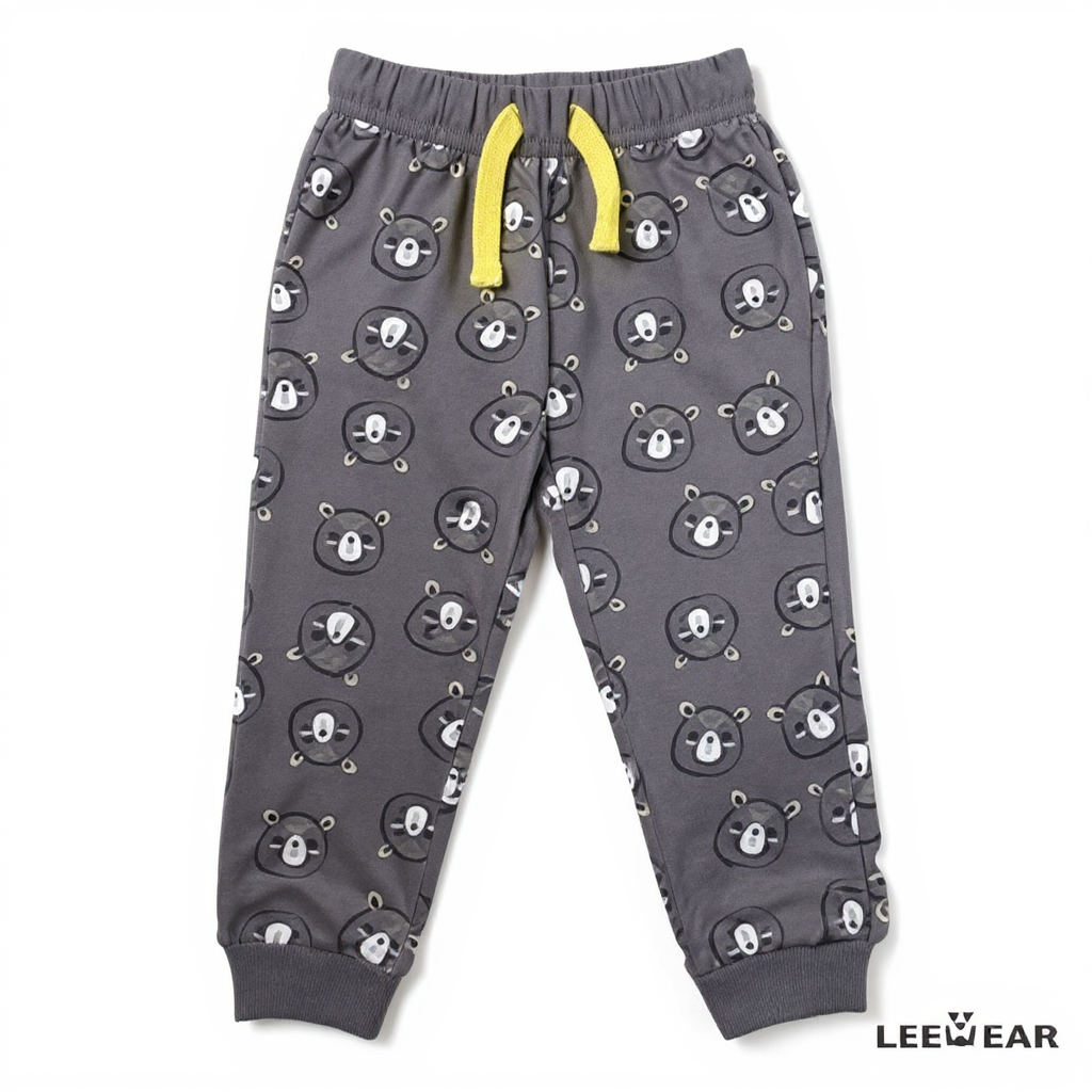 Grey Skull Pattern Children's Jogger