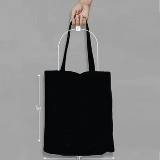 Trendy Top Handle Tote Canvas Bag Color Fabric